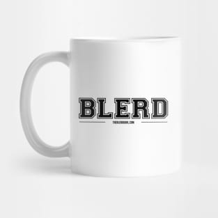 Blerd Varsity Black Type Mug